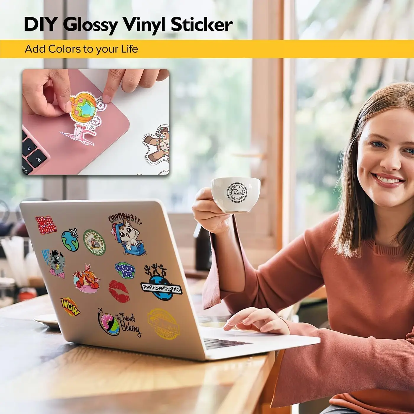 Sticker Paper & Vinyl applications